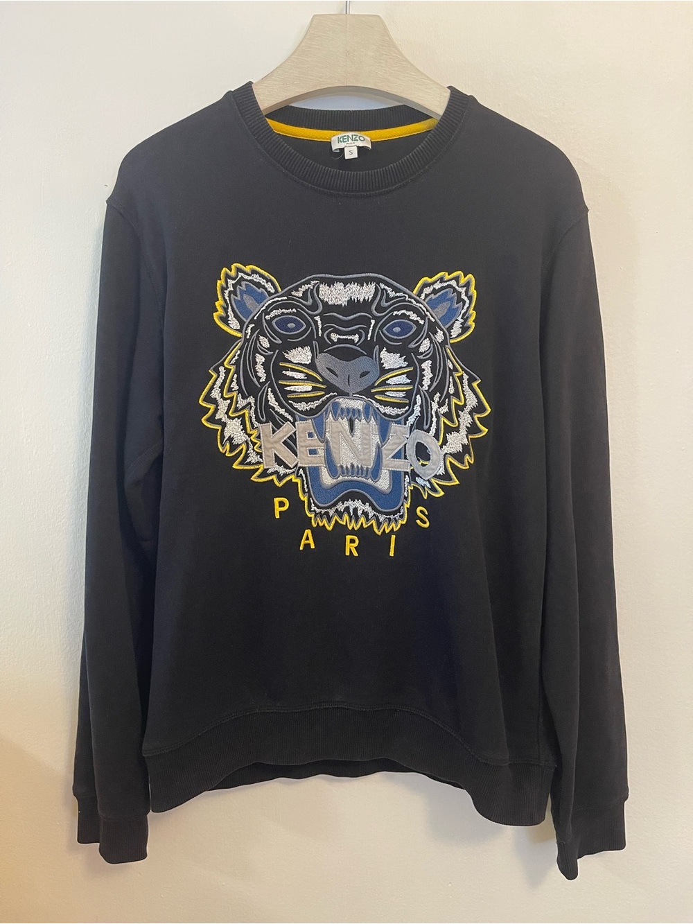 Kenzo Sweatshirt Pullover Small Men’s Tiger Embroidered